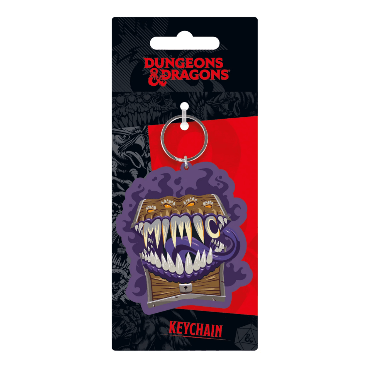 D&D Keychain | Mimic - Mint & Mustard