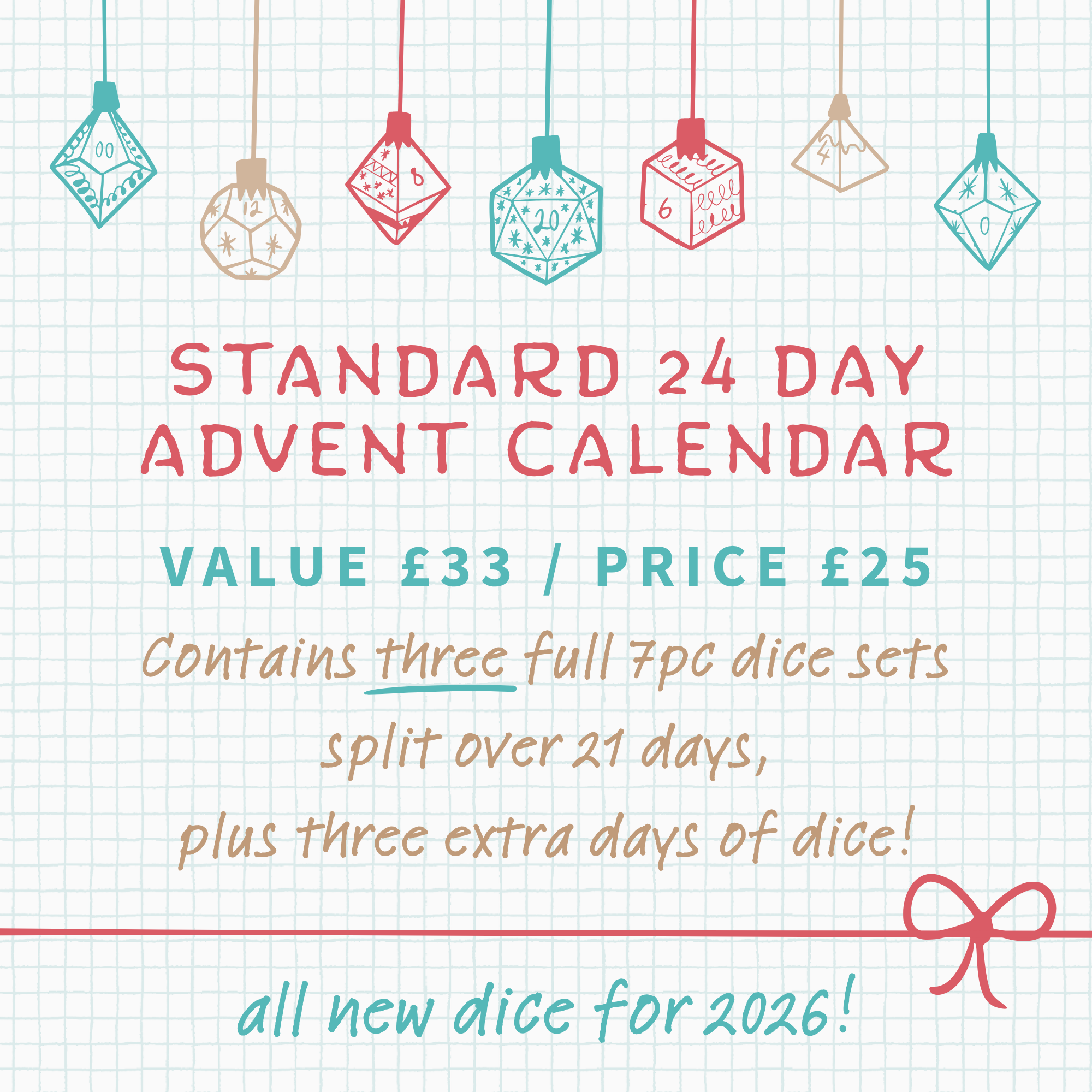 Dice Advent Calendars 2026