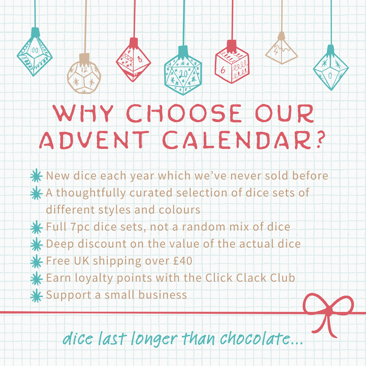 Dice Advent Calendars 2026