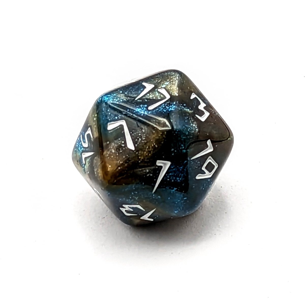 Earth Rune | Dice Set - Mint & Mustard