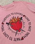 Enemies to Lovers T-Shirt | Full Colour - Mint & Mustard