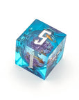 Fae Pond | Premium Liquid Core Dice Set - Mint & Mustard