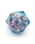 Fae Pond | Premium Liquid Core Dice Set - Mint & Mustard