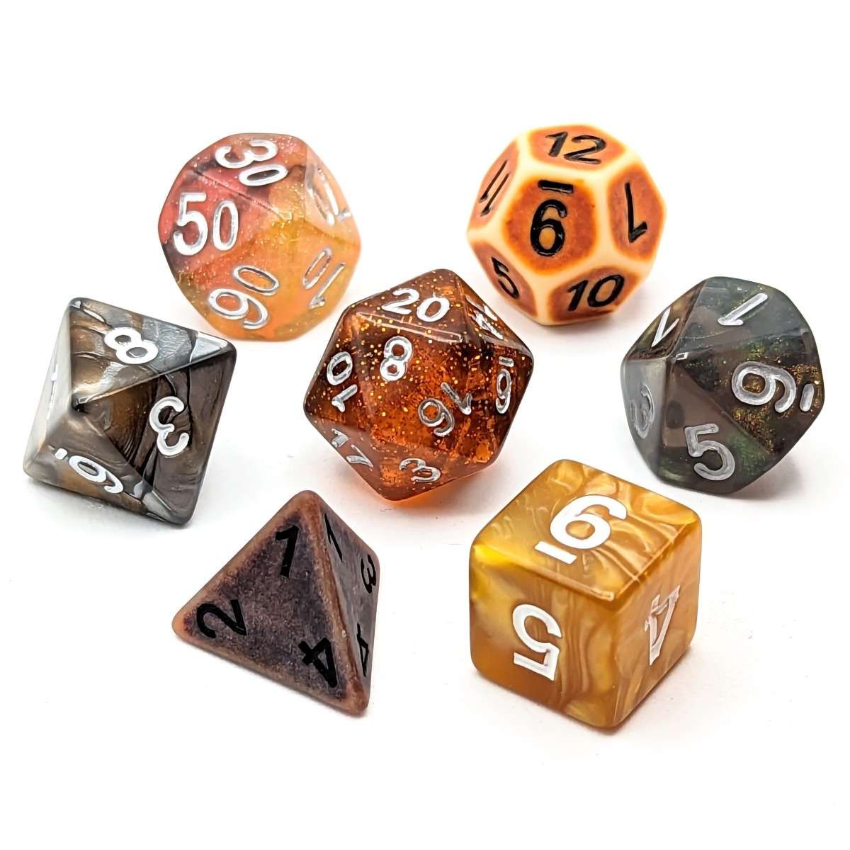 Frumpkin Dice Palette | Mighty Nein - Mint & Mustard