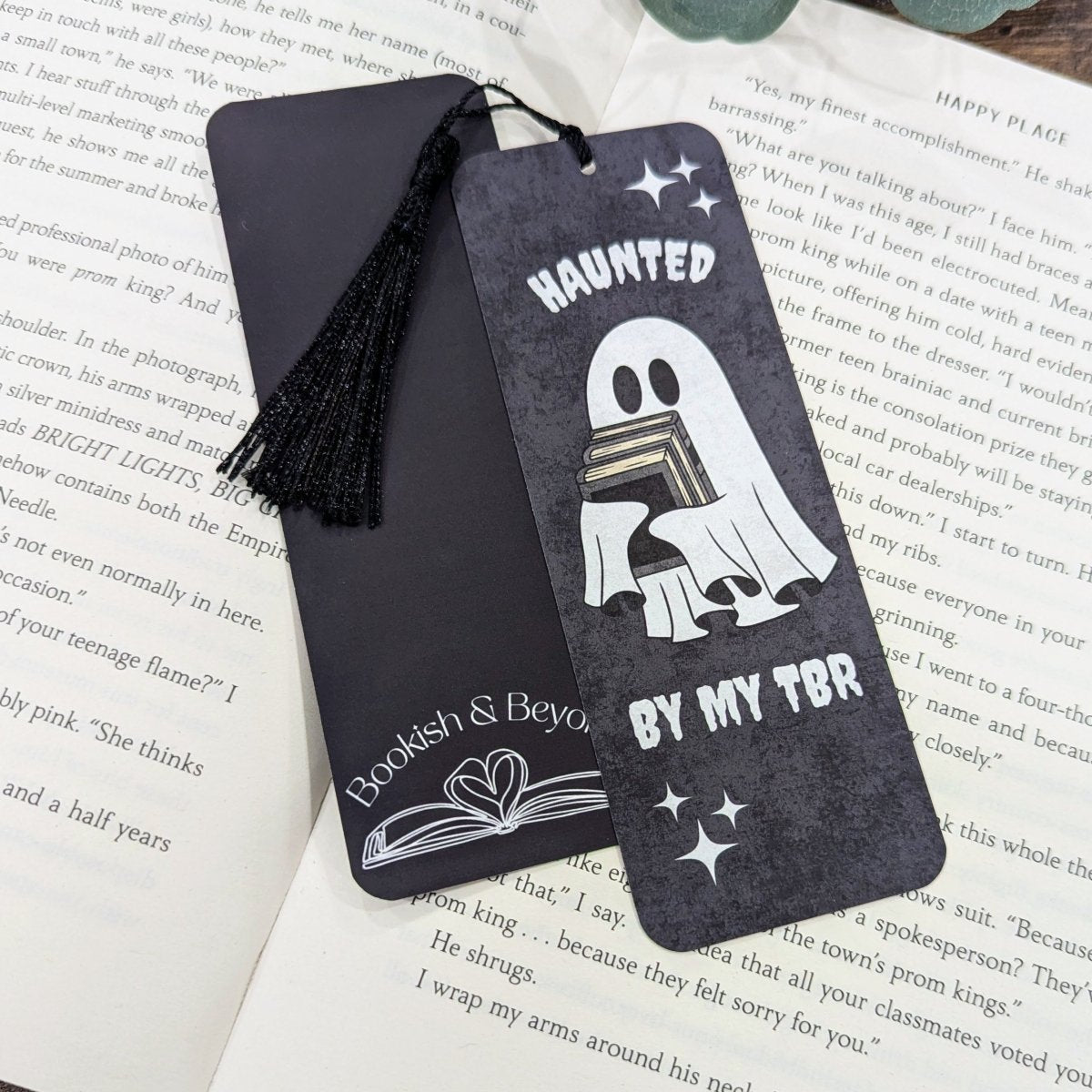 Haunted By My TBR Bookmark - Mint & Mustard