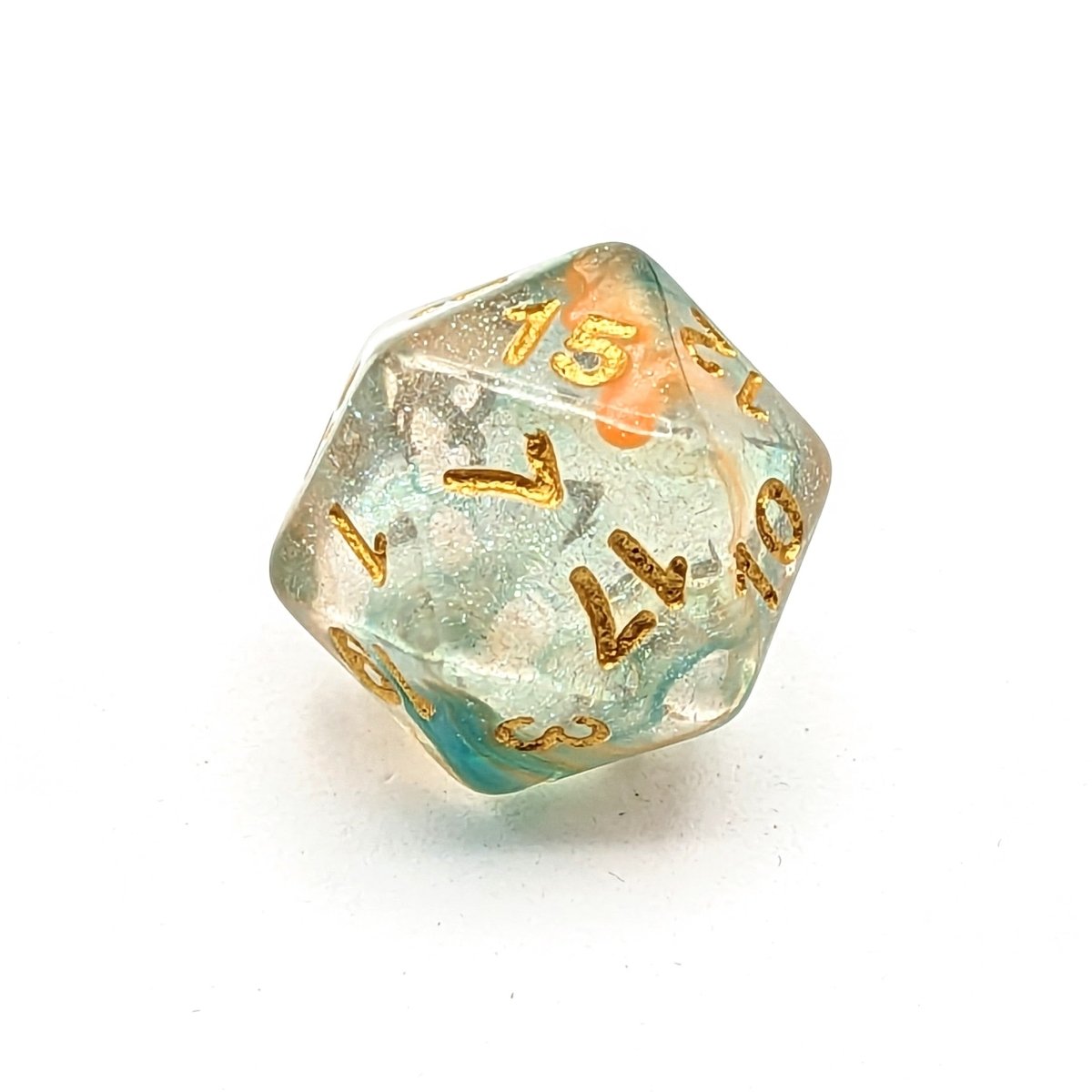 Koi Pond | Dice Set - Mint &amp; Mustard