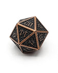 Labyrinth Copper | Metal Dice Set - Mint & Mustard