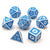 Light Sigil Blue | Dice Set - Mint & Mustard