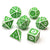 Light Sigil Green | Dice Set - Mint & Mustard