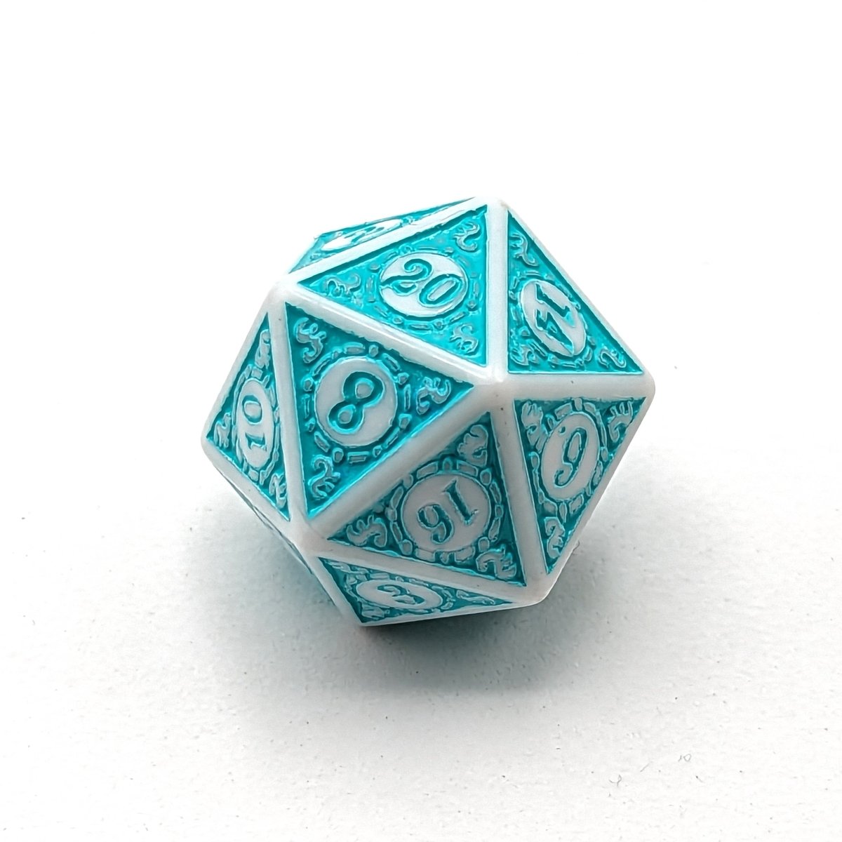 Light Sigil Teal | Dice Set - Mint & Mustard