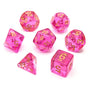 Magenta Jewels | Dice Set - Mint & Mustard