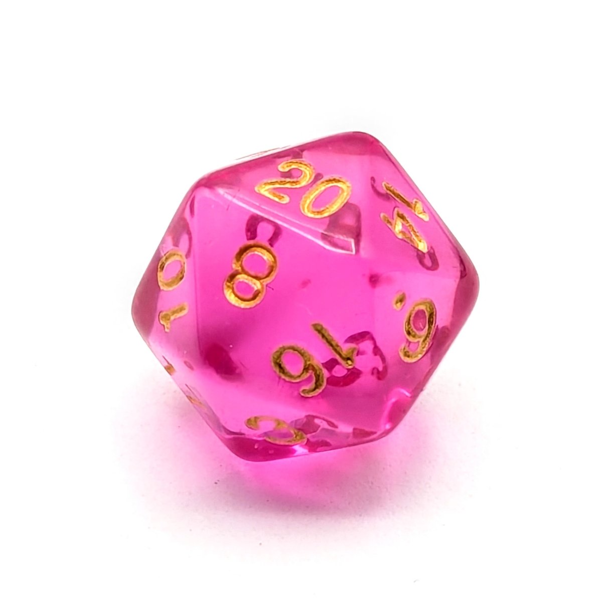 Magenta Jewels | Dice Set - Mint & Mustard