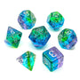 Merfolk | Dice Set - Mint & Mustard