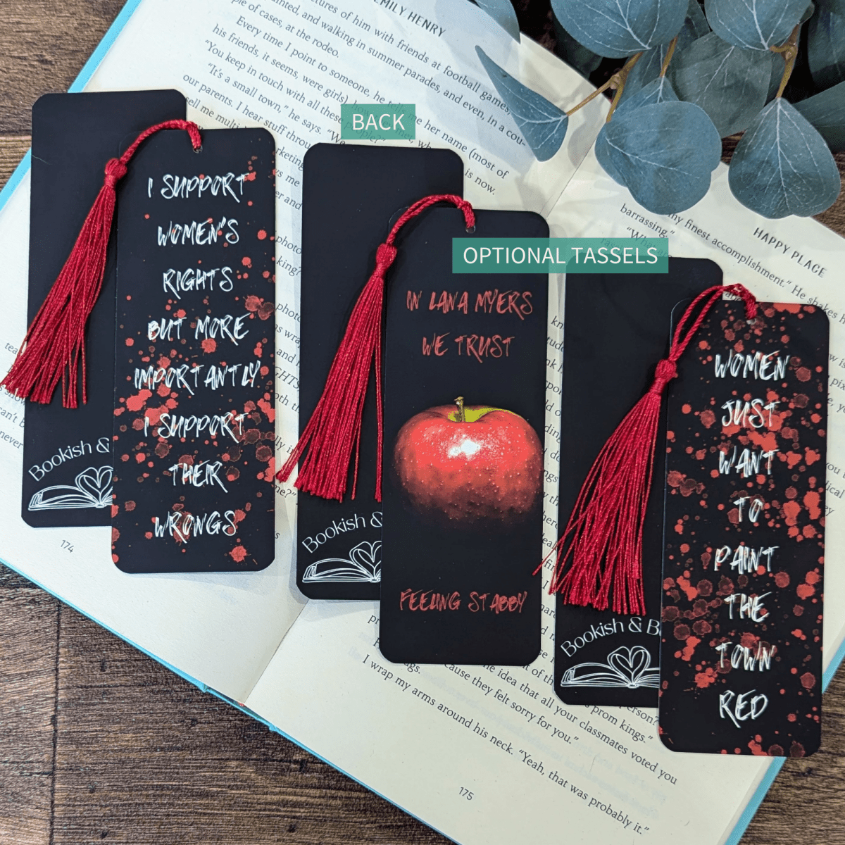 Mindf*ck Series Bookmarks - Mint & Mustard