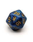 Nebula Blue | Dice Set - Mint & Mustard