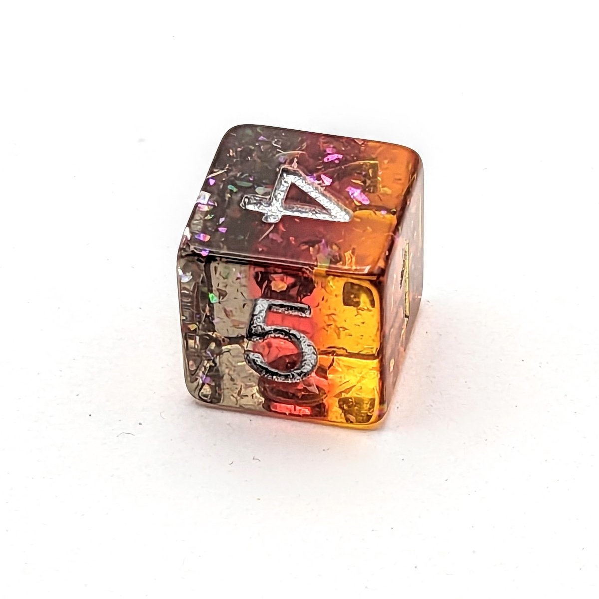 Phoenix Rising | Dice Set - Mint & Mustard