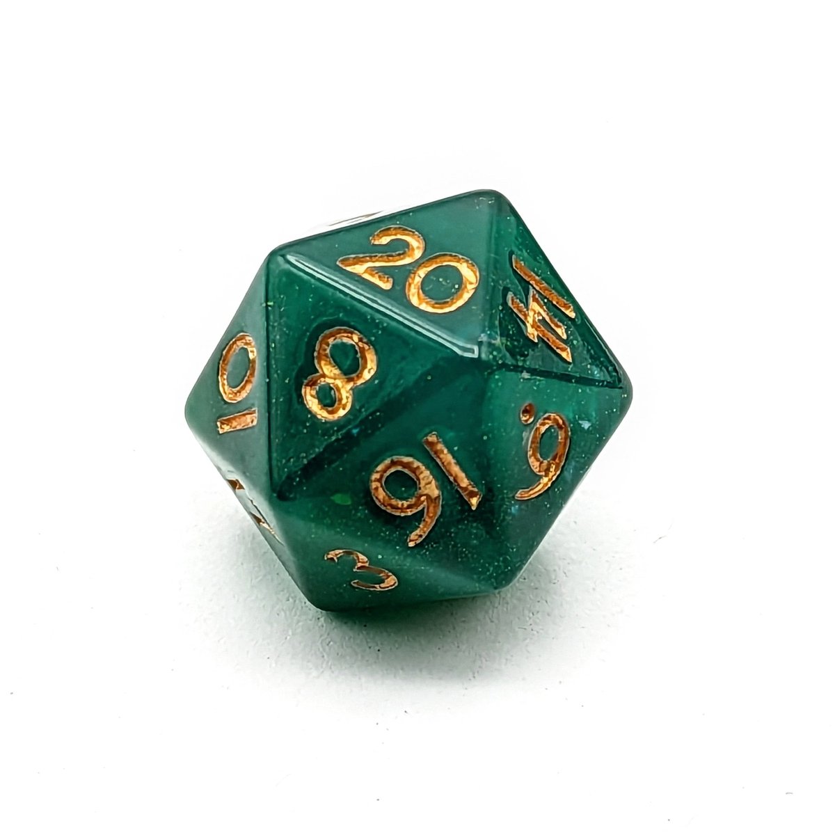 Plane of Earth | Dice Set - Mint & Mustard