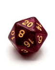 Plum Wine | Dice Set - Mint & Mustard
