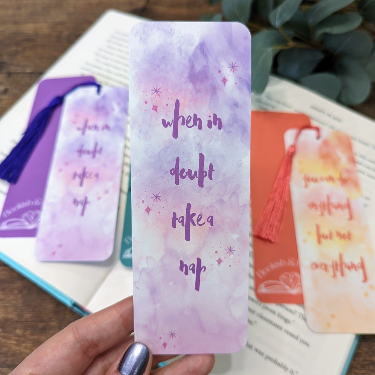 Positive Affirmations Bookmarks - Mint &amp; Mustard