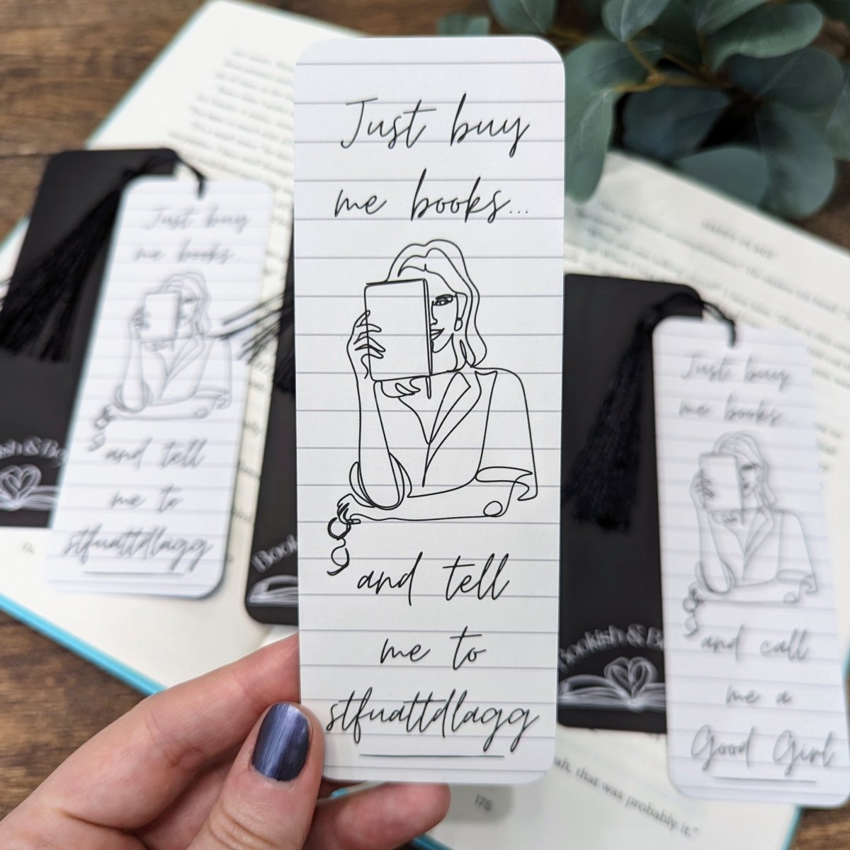 Romance Reader Bookmarks - Mint &amp; Mustard