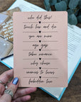 Romance Tropes | Kindle Inserts - Mint & Mustard