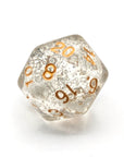 Silver Sparkle | Dice Set - Mint & Mustard