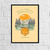 Survival Check Critical Failure | Art Print - Mint & Mustard