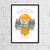 Survival Check Critical Failure | Art Print - Mint & Mustard