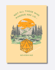 Survival Check Critical Failure | Art Print - Mint & Mustard