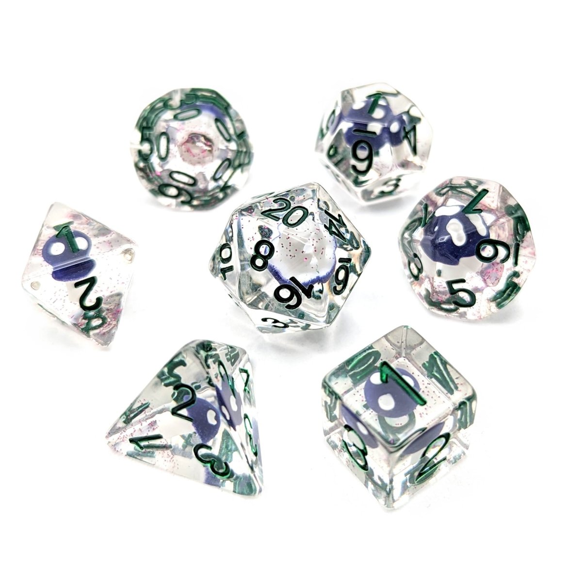 Toadstool Four Seasons | Dice Bundle - Mint &amp; Mustard