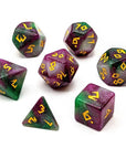 Twilight Rune | Dice Set - Mint & Mustard