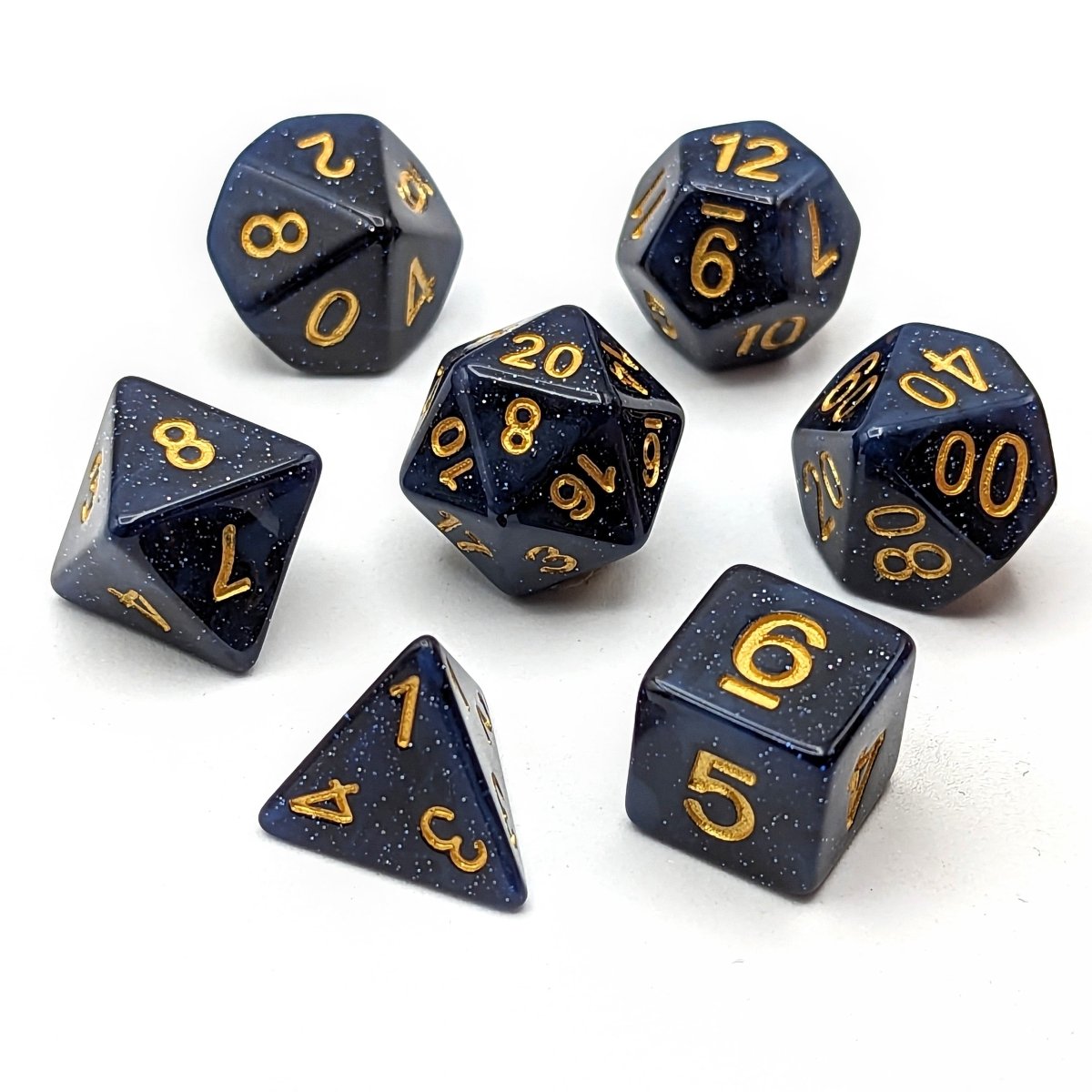 Universe | Dice Set - Mint & Mustard