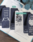 Villain Era Bookmarks - Mint & Mustard