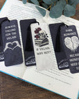 Villain Era Bookmarks - Mint & Mustard