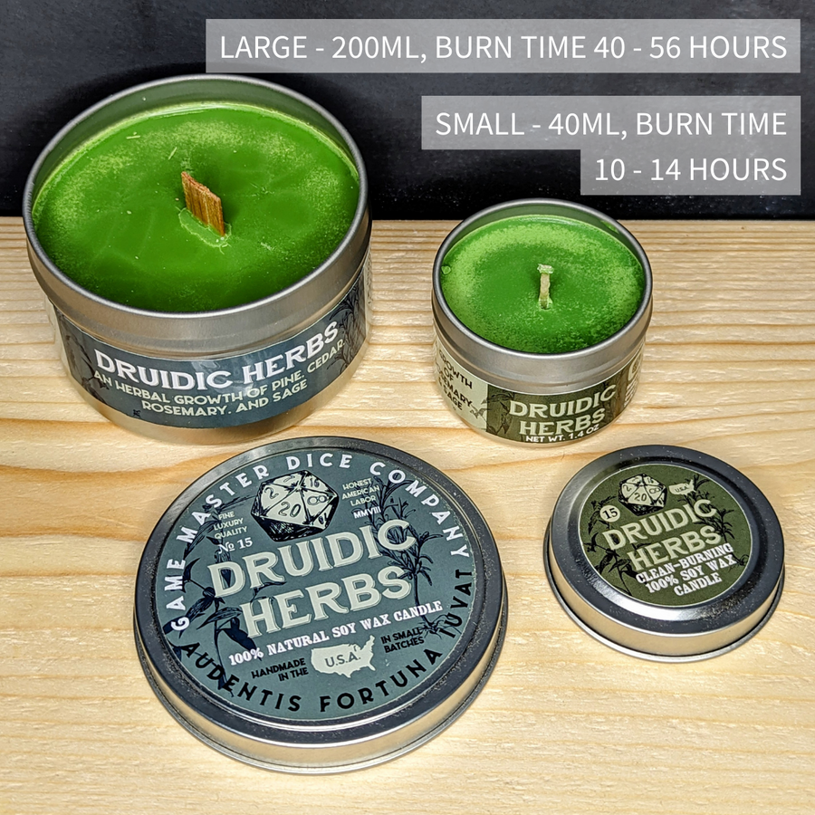 Druidic Herbs | Adventure Candle