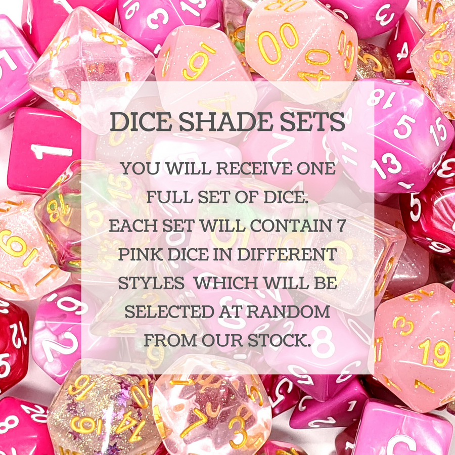 Mystery Dice Shades | Pink