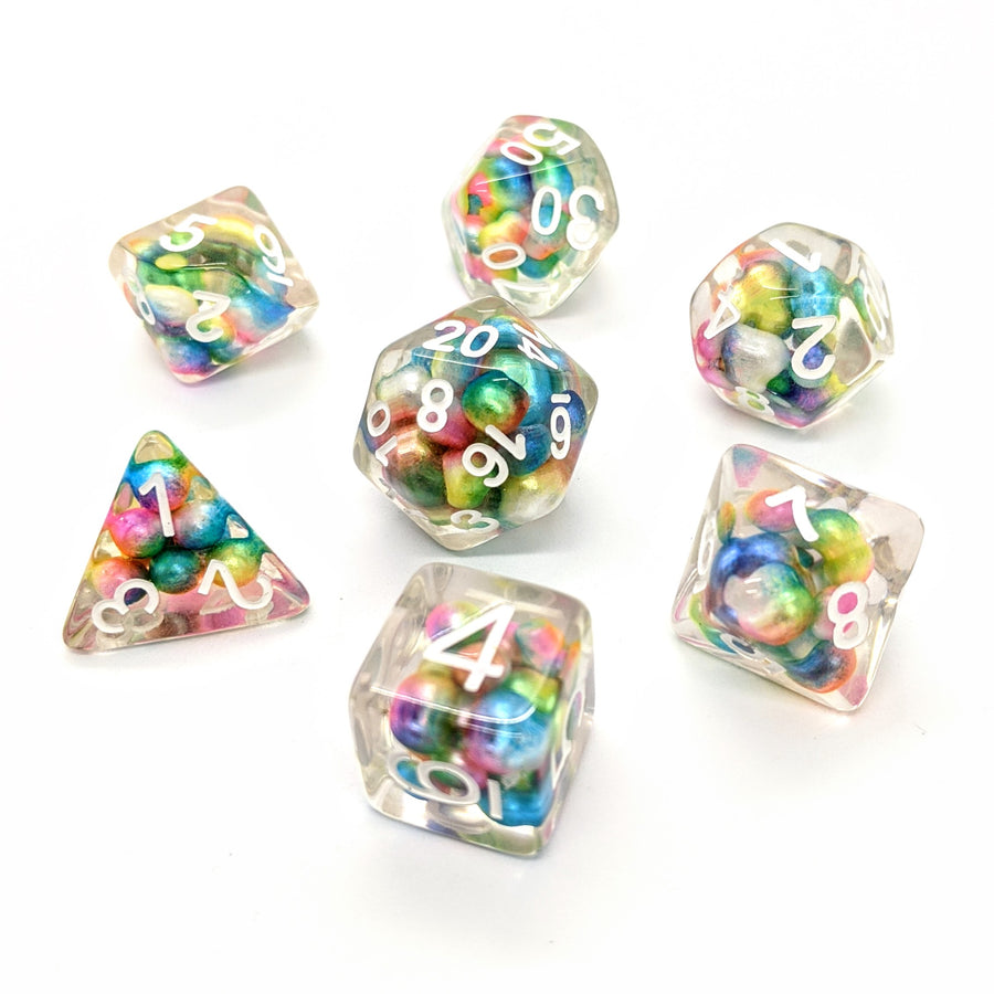 Rainbow Pearls | Dice Set