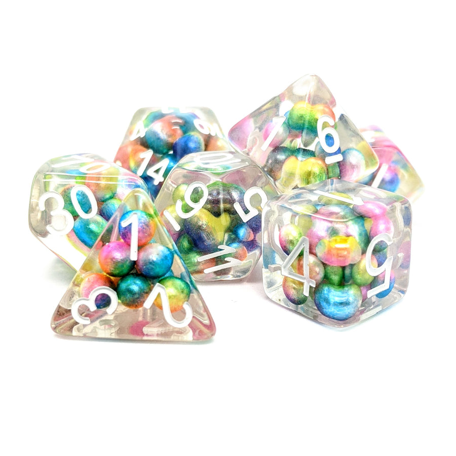Rainbow Pearls | Dice Set