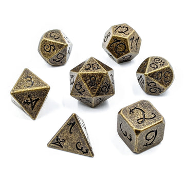 Dragon Forged Metal Dice | Aged Bronze