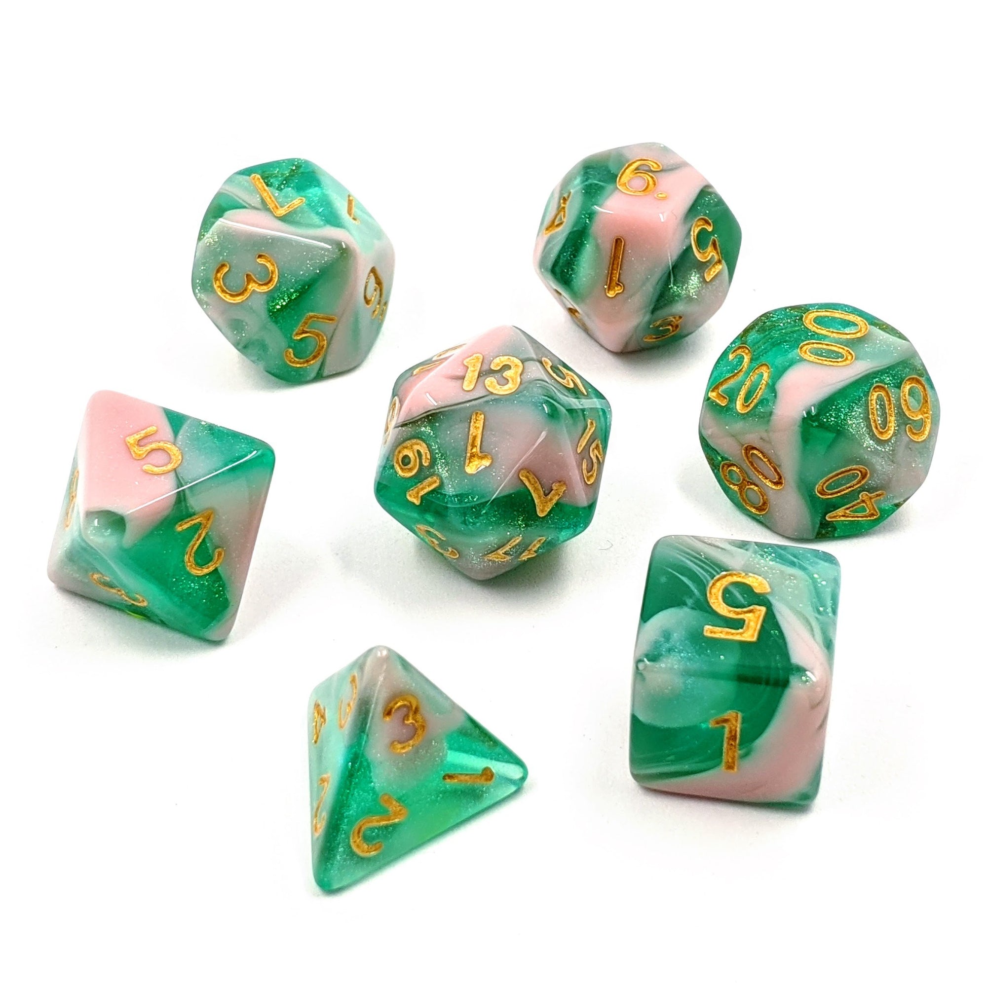 Pink Palm | Dice Set