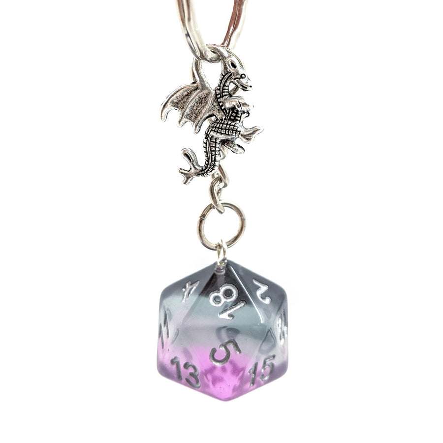 Mystery D20 Keyring