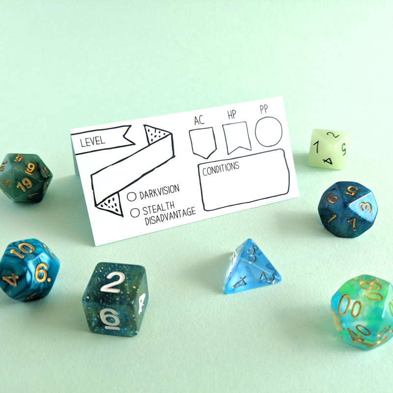 Initiative Tent Cards | Hand Drawn