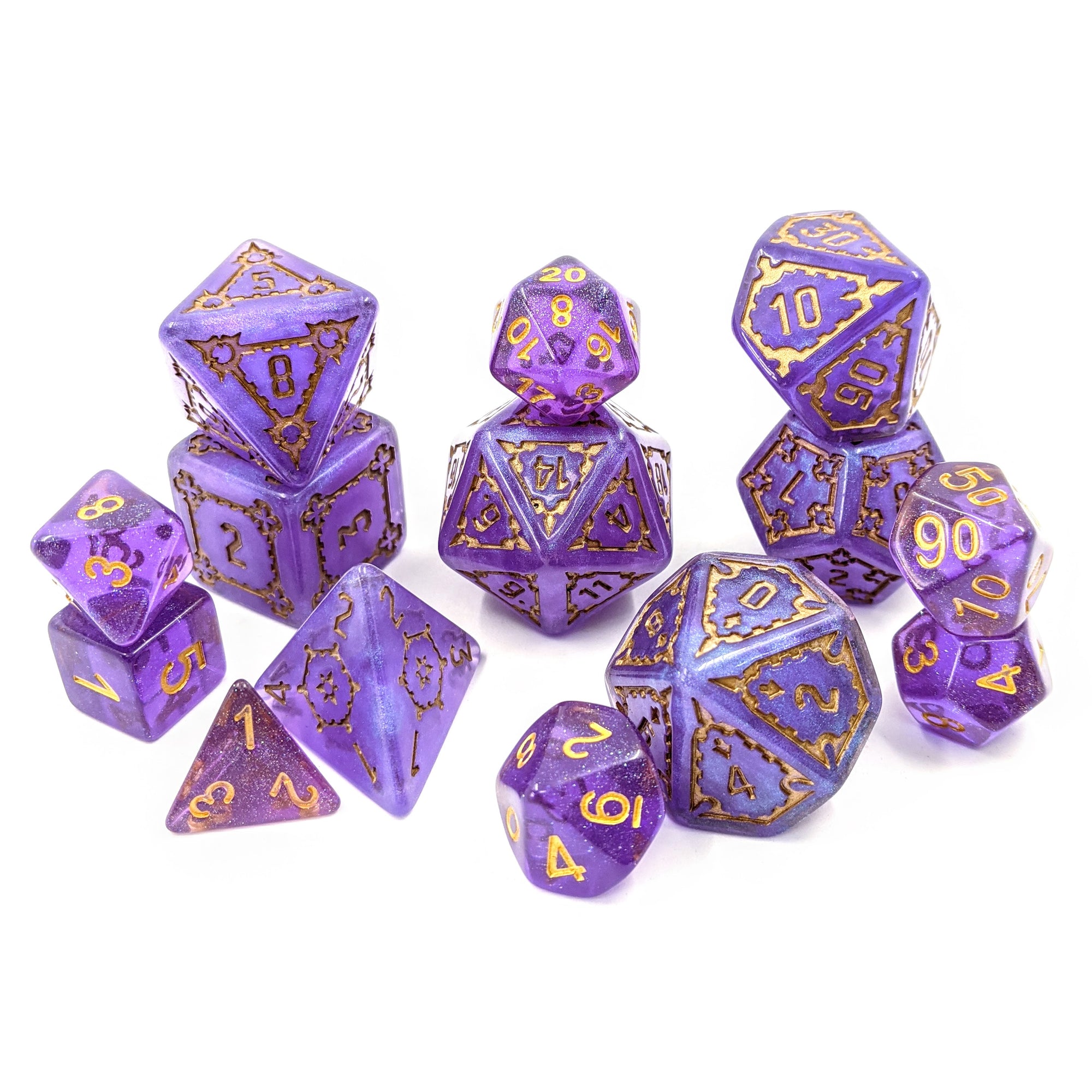 NATURAL 19 - Behemoth Amethyst | Oversized Dice Set