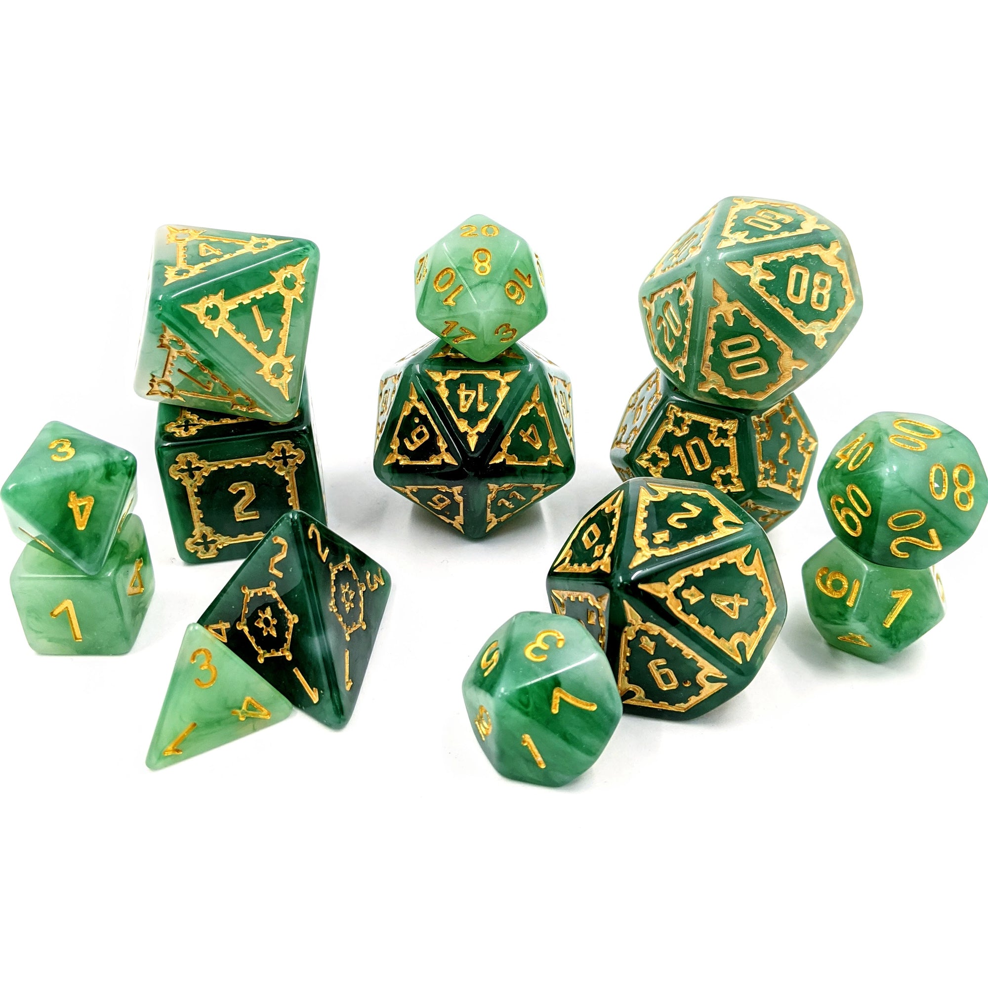 NATURAL 19 - Behemoth Jade | Oversized Dice Set