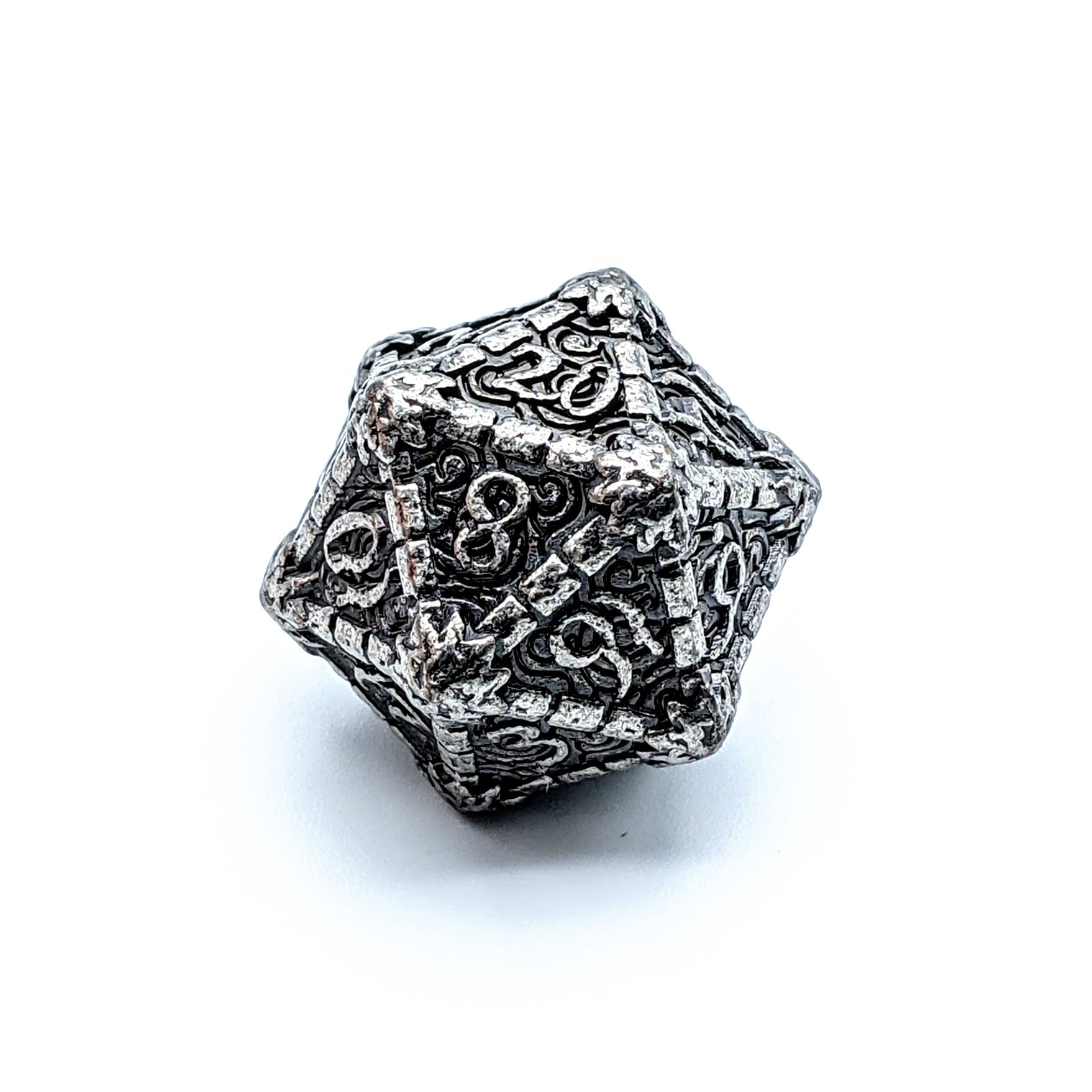 Crypt Metal Dice Set | Aged Iron