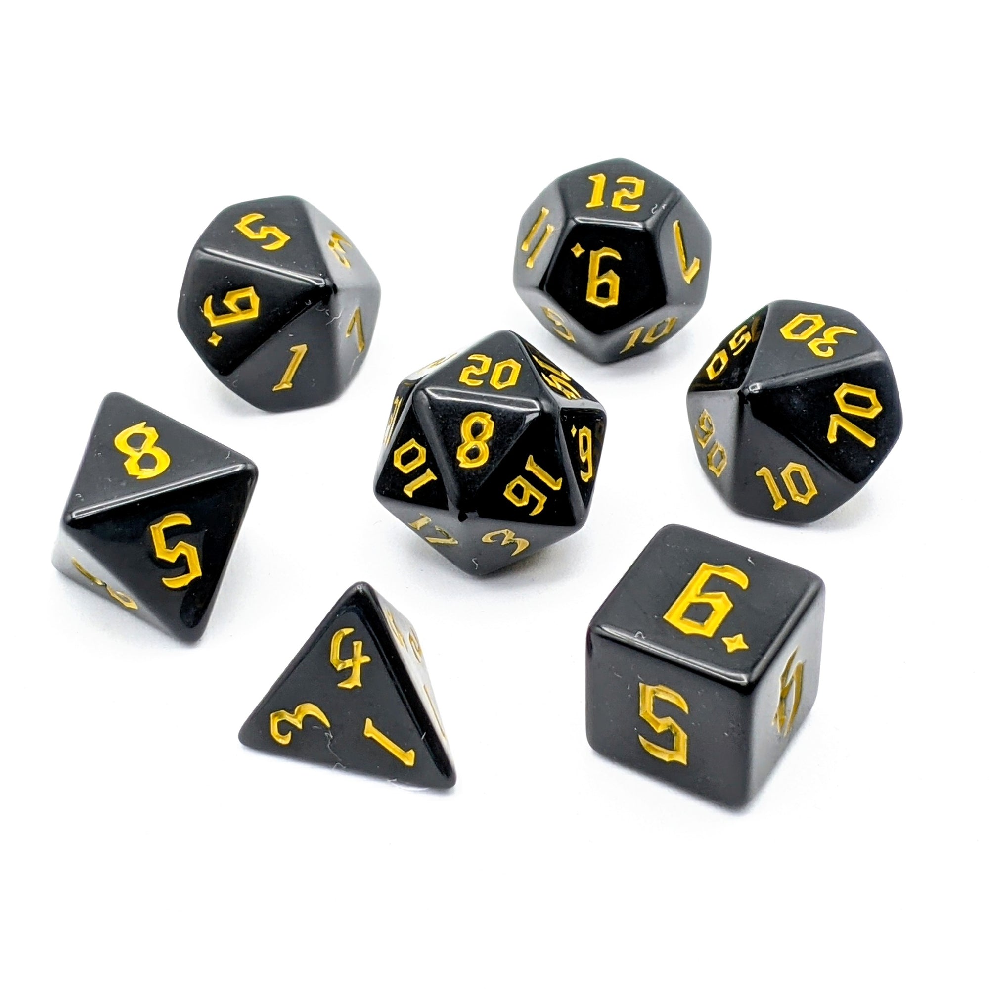 Onyx Yellow | Dice Set