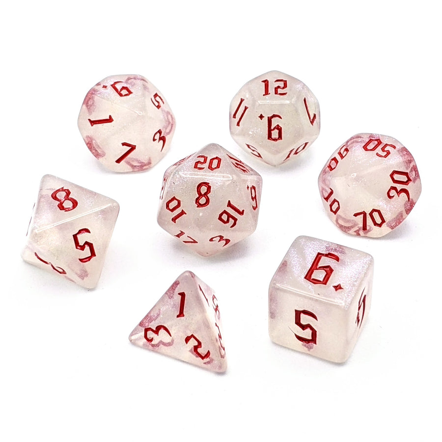 Ice Crystal Red | Dice Set