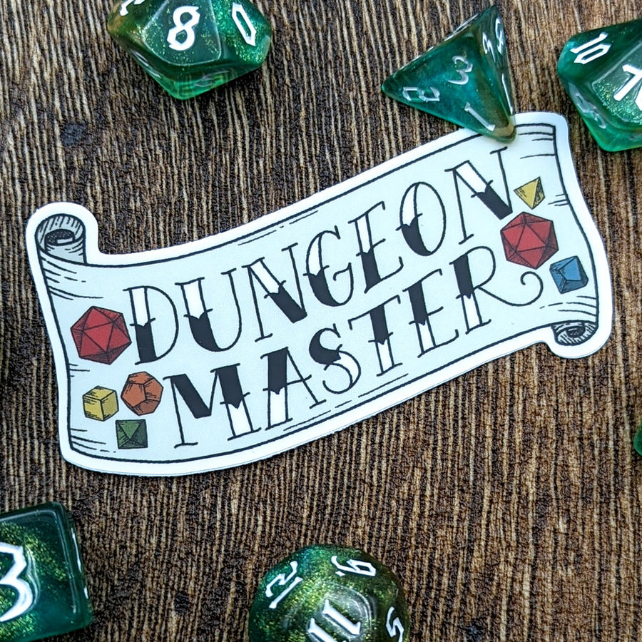 Dungeon Master Tattoo | Vinyl Sticker