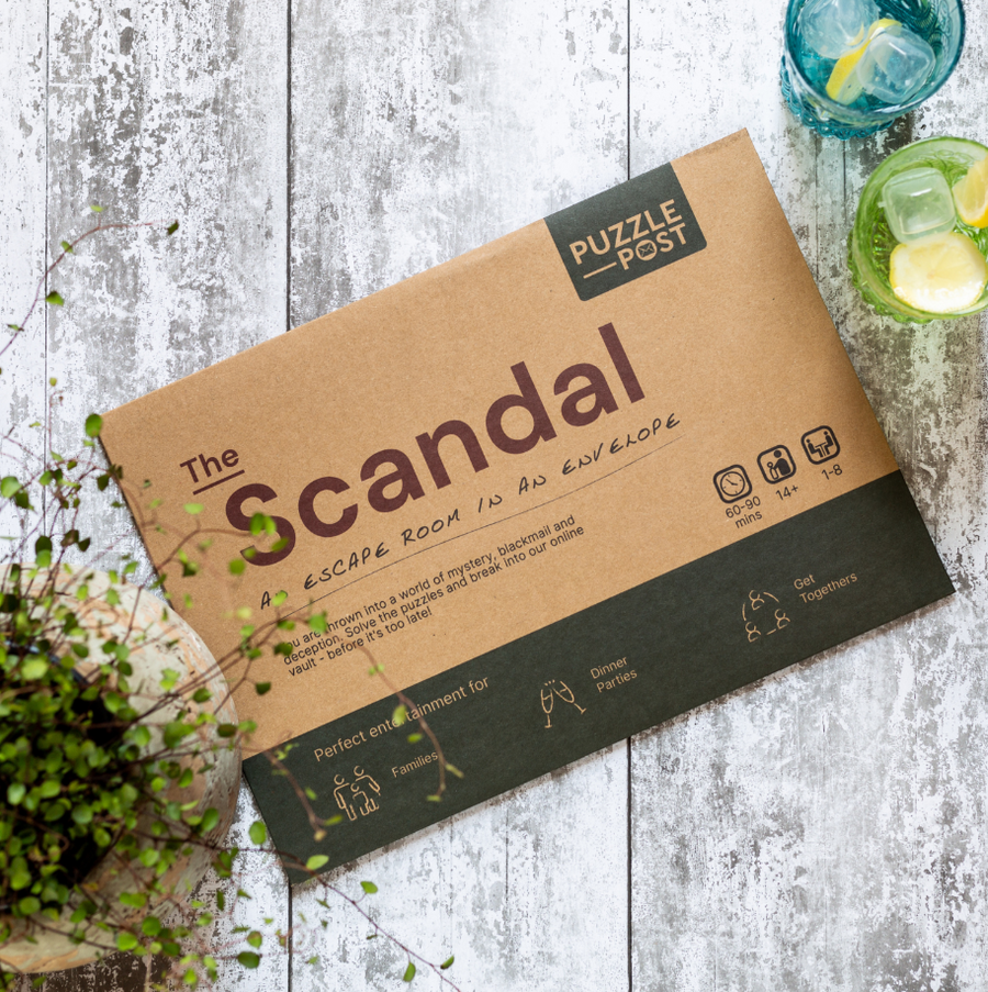 Escape Room in an Envelope | The Scandal