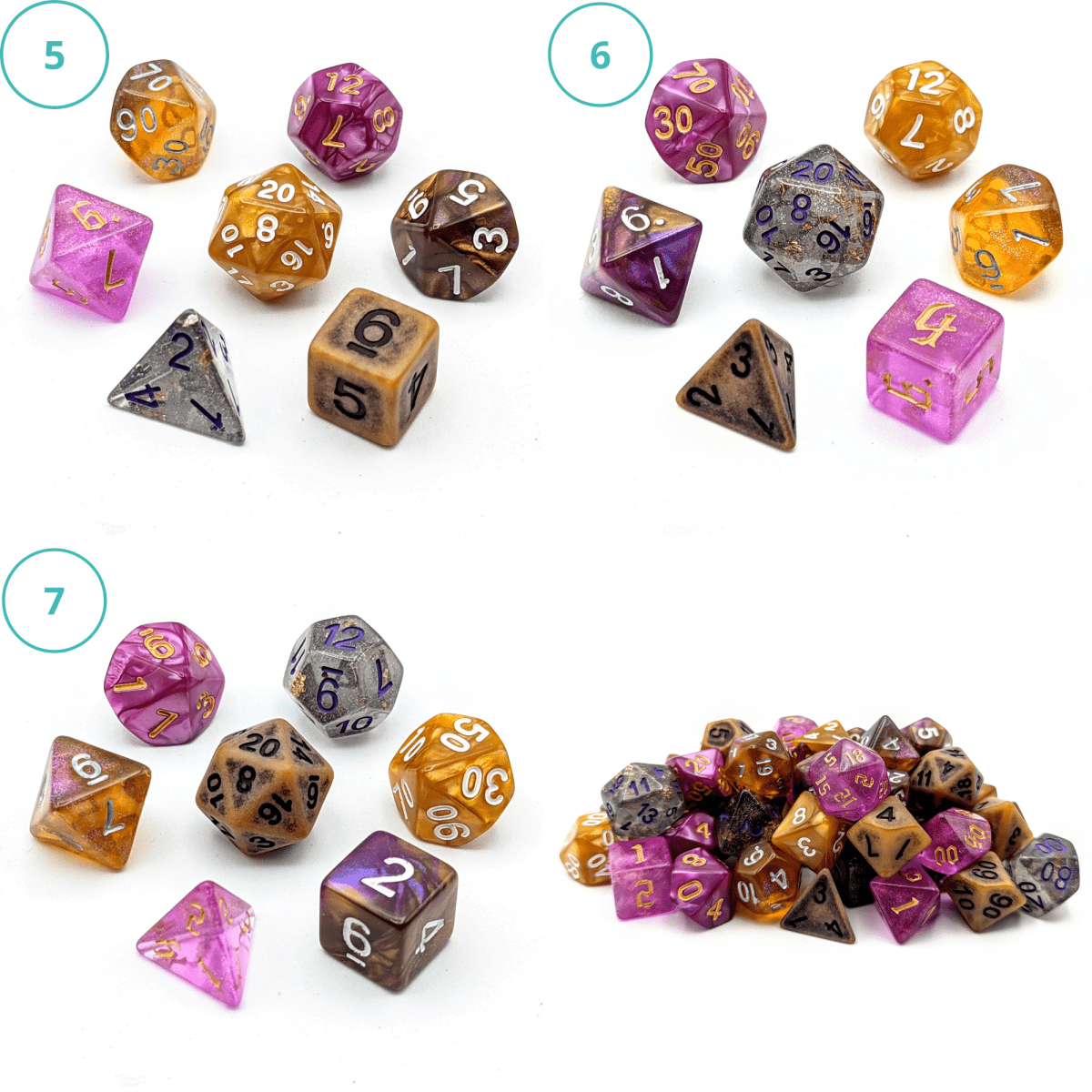 Bertrand Dice Palette | Bells Hells - Mint &amp; Mustard